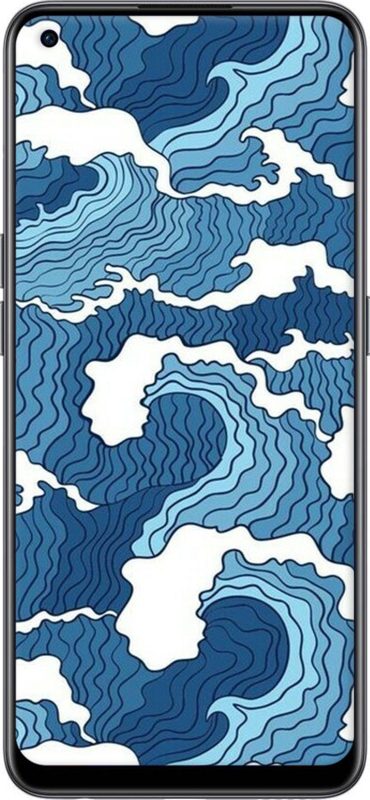 Силиконовый чехол Абстрактный рисунок морских волн для OnePlus Nord CE 2 - 6538u-2589 изображение 