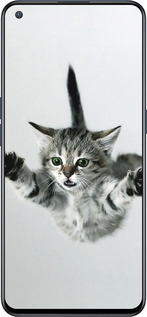 Силиконовый чехол Летящий котёнок для OnePlus Nord CE 5G/CORE Edition 5G - 2322u-3484 изображение 