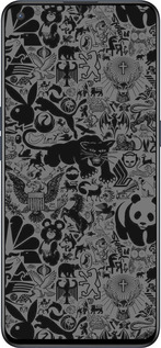 Силиконовый чехол Чёрно-серый стикер бомбинг для OnePlus Nord CE 5G/CORE Edition 5G - 2432u-3484 изображение 