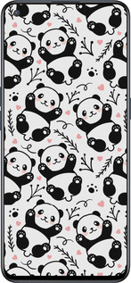 Силиконовый чехол Панды для OnePlus Nord CE 5G/CORE Edition 5G - 4318u-3484 изображение 