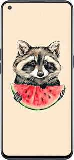 Силиконовый чехол Енотик с арбузом для OnePlus Nord CE 5G/CORE Edition 5G - 4605u-3484 изображение 