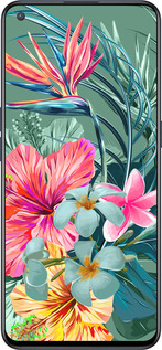 Силиконовый чехол Тропические цветы v1 для OnePlus Nord CE 5G/CORE Edition 5G - 4667u-3484 изображение 