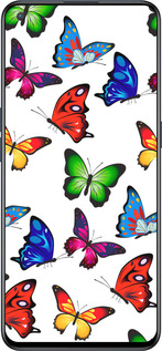 Силиконовый чехол Красочные мотыльки для OnePlus Nord CE 5G/CORE Edition 5G - 4761u-3484 изображение 