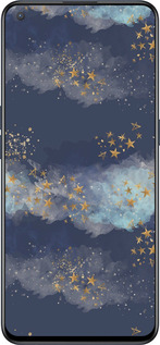 Силиконовый чехол Ночь золотые звезды для OnePlus Nord CE 5G/CORE Edition 5G - 5421u-3484 изображение 