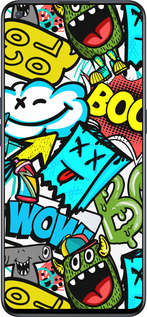 Силиконовый чехол Стикеры v4 для OnePlus Nord CE 5G/CORE Edition 5G - 5508u-3484 изображение 