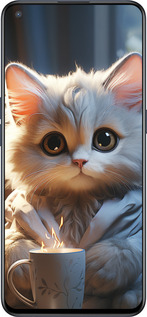 Силиконовый чехол White cat для OnePlus Nord CE 5G/CORE Edition 5G - 5646u-3484 изображение 