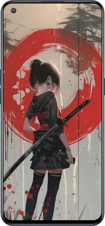 Силиконовый чехол Сумерки воина: Танец с катаной для OnePlus Nord CE 5G/CORE Edition 5G - 6123u-3484 изображение 