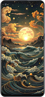 Силиконовый чехол Арт волны для OnePlus Nord CE 5G/CORE Edition 5G - 6332u-3484 изображение 