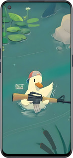 Силиконовый чехол Уточка с автоматом для OnePlus Nord CE 5G/CORE Edition 5G - 6356u-3484 изображение 