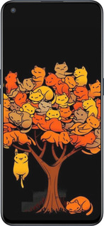 Силиконовый чехол Дерево и котики для OnePlus Nord CE 5G/CORE Edition 5G - 6516u-3484 изображение 