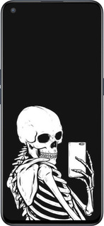 Силиконовый чехол Скелет делает Selfie для OnePlus Nord CE 5G/CORE Edition 5G - 6535u-3484 изображение 