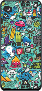 Силиконовый чехол Стикер бомбинг 1 для OnePlus Nord CE 5G/CORE Edition 5G - 693u-3484 изображение 