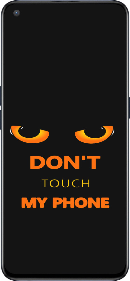 Силиконовый чехол Don't touch the phone для OnePlus Nord CE 5G/CORE Edition 5G - 4261u-3484 изображение 