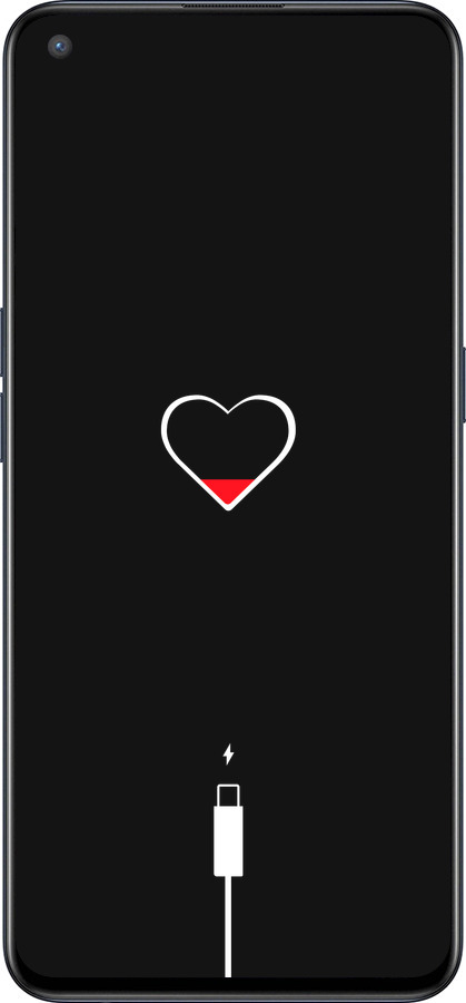 Силиконовый чехол Подзарядка сердца для OnePlus Nord CE 5G/CORE Edition 5G - 4274u-3484 изображение 