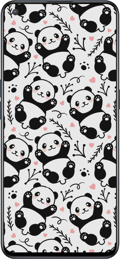 Силиконовый чехол Панды для OnePlus Nord CE 5G/CORE Edition 5G - 4318u-3484 изображение 