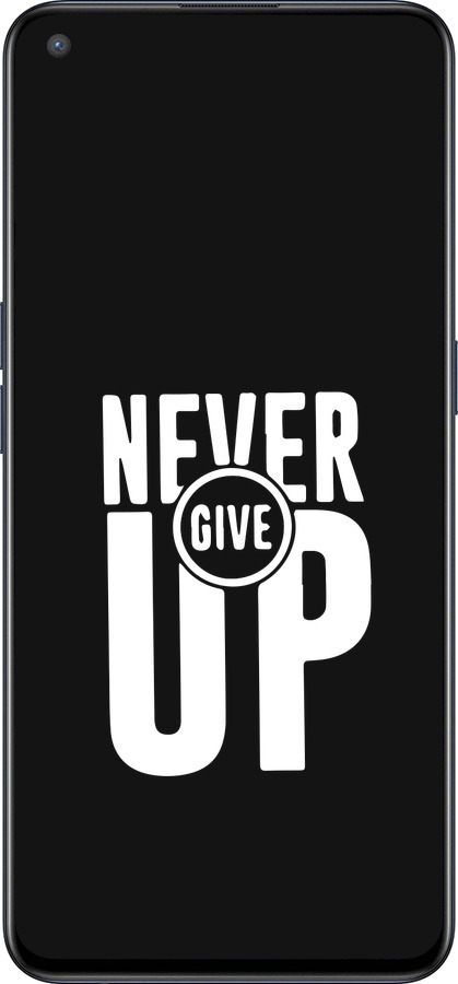 Силиконовый чехол Никогда не сдавайся для OnePlus Nord CE 5G/CORE Edition 5G - 4572u-3484 изображение 