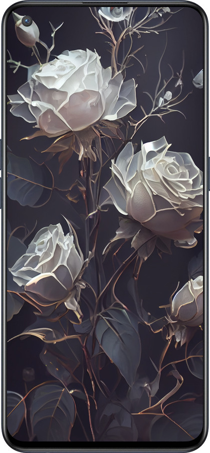 Силиконовый чехол Розы 2 для OnePlus Nord CE 5G/CORE Edition 5G - 5550u-3484 изображение 