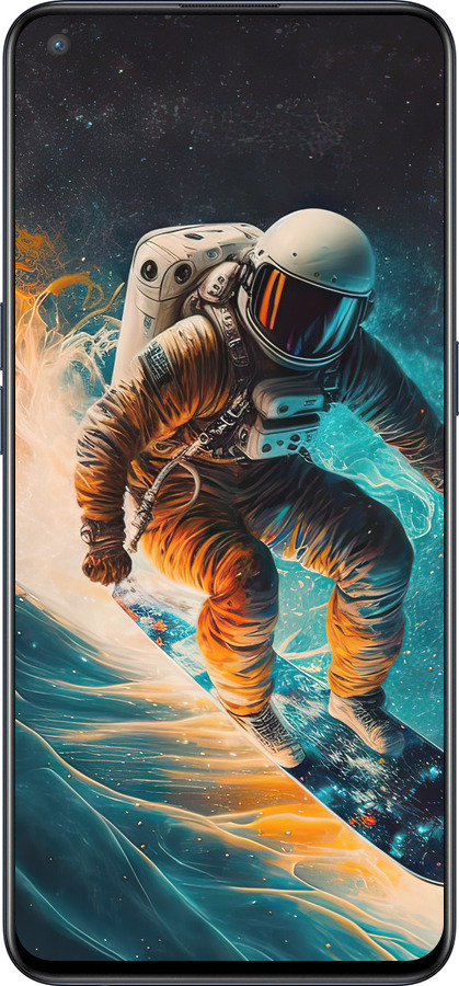 Силиконовый чехол Сноубордист для OnePlus Nord CE 5G/CORE Edition 5G - 5604u-3484 изображение 