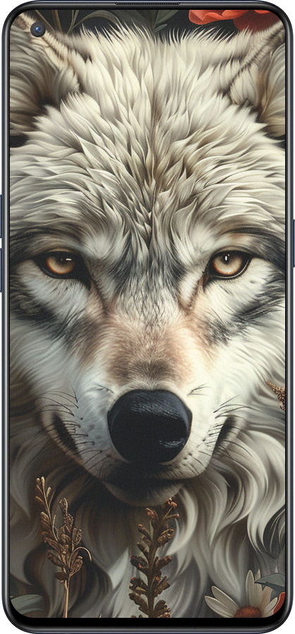 Силиконовый чехол Волчий взгляд для OnePlus Nord CE 5G/CORE Edition 5G - 6066u-3484 изображение 
