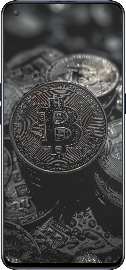 Силиконовый чехол Black Bitcoin для OnePlus Nord CE 5G/CORE Edition 5G - 6090u-3484 изображение 