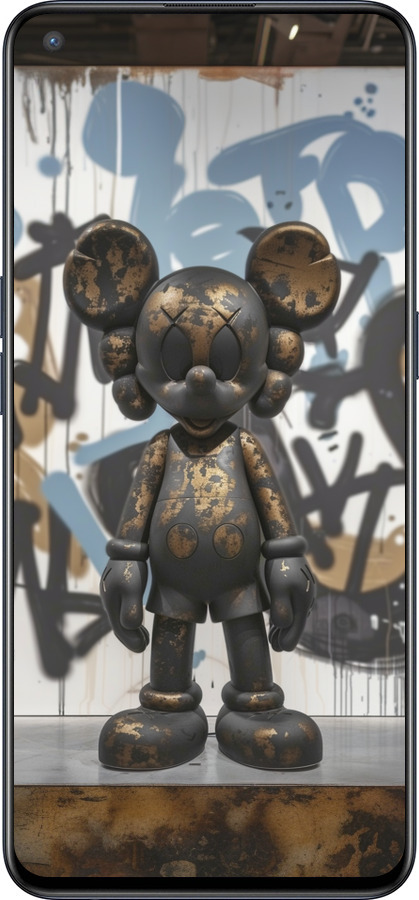 Силиконовый чехол Bronze kaws v2 для OnePlus Nord CE 5G/CORE Edition 5G - 6098u-3484 изображение 