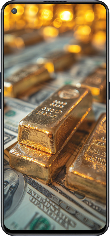 Силиконовый чехол Слитки и доллары для OnePlus Nord CE 5G/CORE Edition 5G - 6105u-3484 изображение 