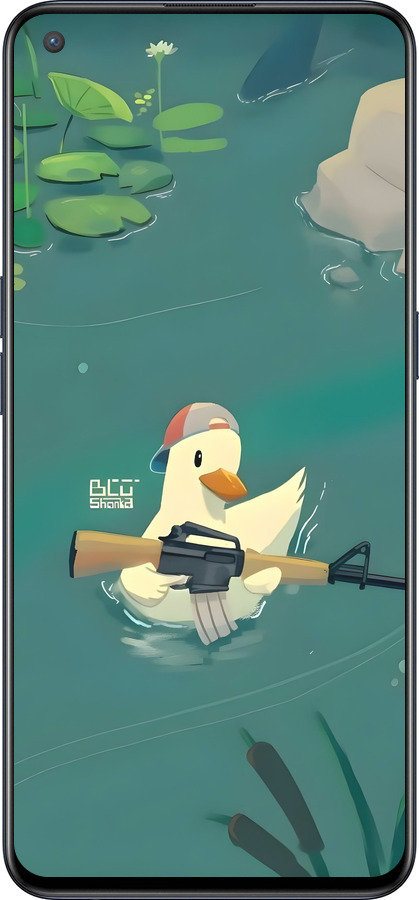 Силиконовый чехол Уточка с автоматом для OnePlus Nord CE 5G/CORE Edition 5G - 6356u-3484 изображение 