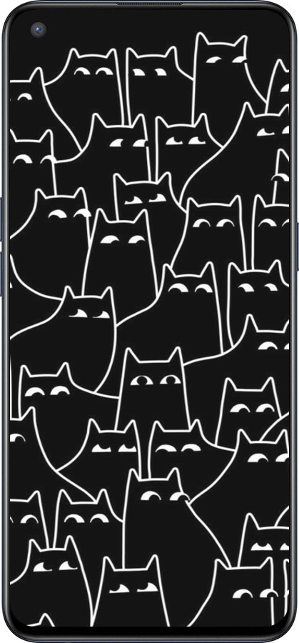 Силиконовый чехол С изображением кошек для OnePlus Nord CE 5G/CORE Edition 5G - 6470u-3484 изображение 