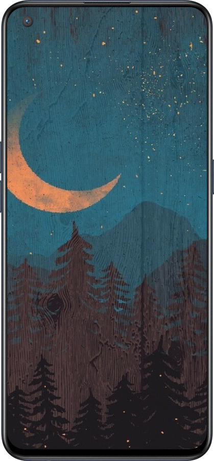 Силиконовый чехол Звездный лес для OnePlus Nord CE 5G/CORE Edition 5G - 6480u-3484 изображение 