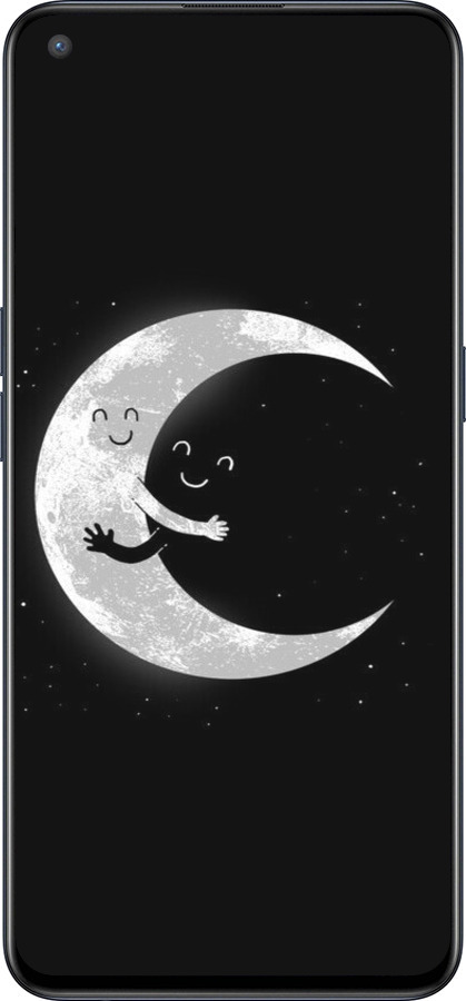 Силиконовый чехол Лунные объятия для OnePlus Nord CE 5G/CORE Edition 5G - 6508u-3484 изображение 