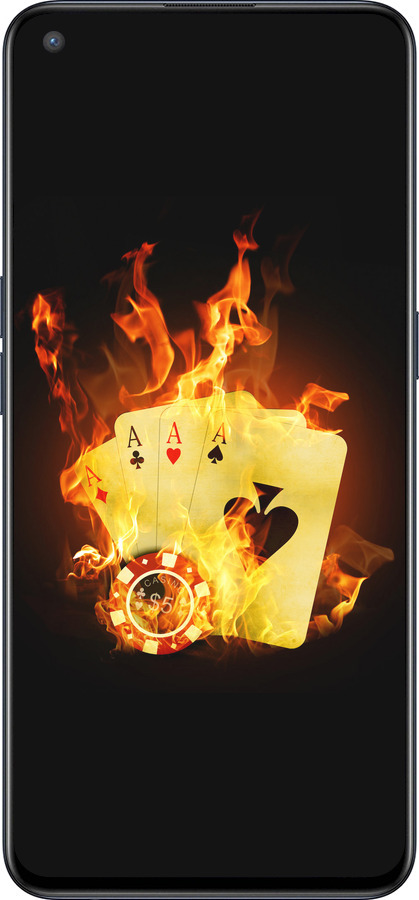 Силиконовый чехол Горящие карты для OnePlus Nord CE 5G/CORE Edition 5G - 839u-3484 изображение 