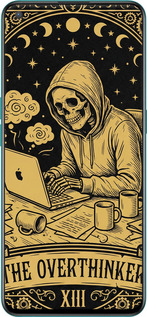 Силиконовый чехол The Overthinker для OnePlus Nord CE - 6774u-2382 изображение 