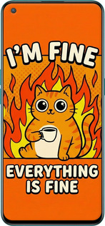 Силиконовый чехол Funny Cat для OnePlus Nord CE - 6786u-2382 изображение 