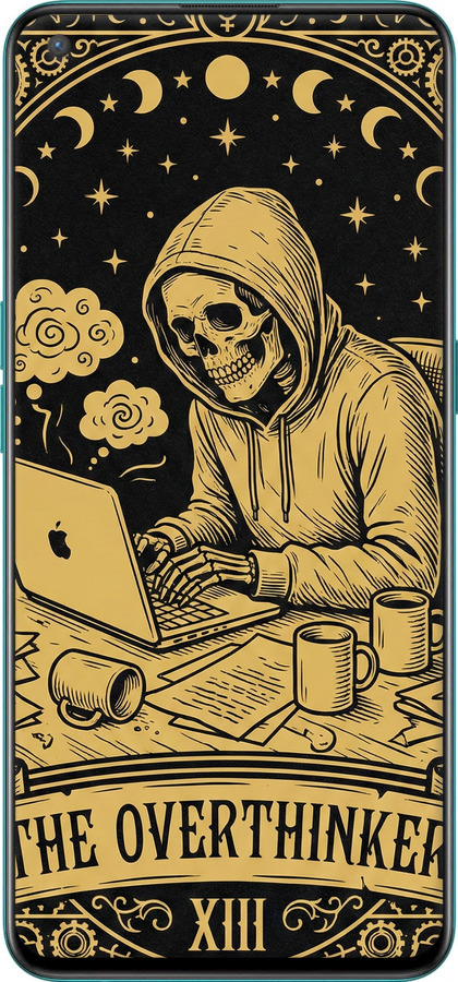 Силиконовый чехол The Overthinker для OnePlus Nord CE - 6774u-2382 изображение 