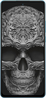 Силиконовый чехол skull-ornament для OnePlus Nord CE4 Lite - 4101u-3766 изображение 