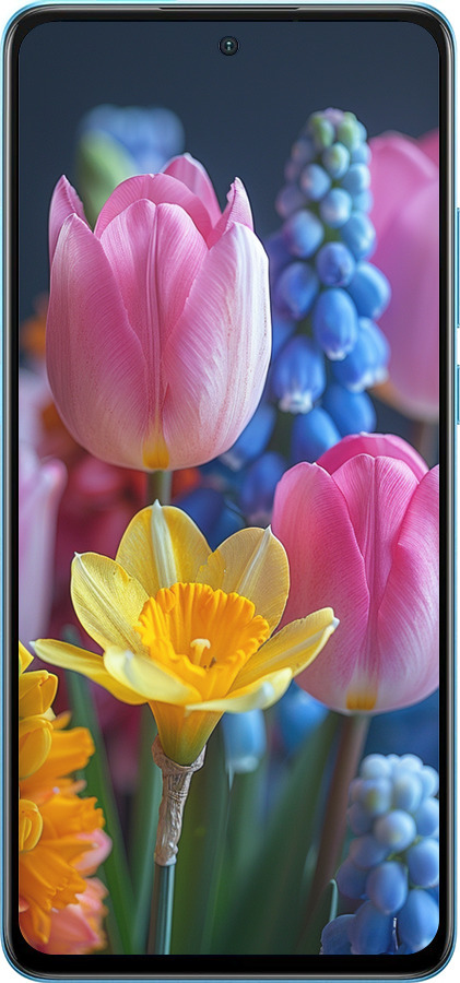 Силиконовый чехол Весенние цветы для OnePlus Nord CE4 Lite - 6058u-3766 изображение 