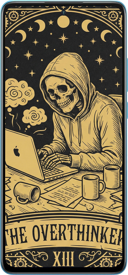 Силіконовий чехол The Overthinker для OnePlus Nord CE4 Lite - 6774u-3766 изображение 