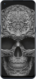 Силиконовый чехол skull-ornament для OnePlus Nord N10 5G - 4101u-3655 изображение 