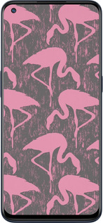 Силіконовий чехол Vintage-Flamingos для OnePlus Nord N10 5G - 4171u-3655 изображение 