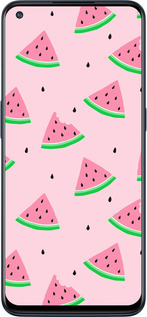 Силиконовый чехол Розовый арбуз для OnePlus Nord N10 5G - 4314u-3655 изображение 