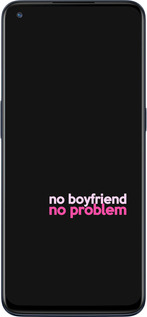 Силиконовый чехол no boyfriend no problem для OnePlus Nord N10 5G - 4549u-3655 изображение 