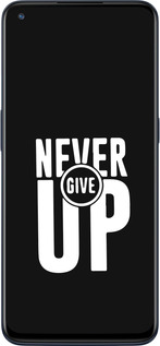 Силиконовый чехол Никогда не сдавайся для OnePlus Nord N10 5G - 4572u-3655 изображение 
