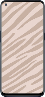 Силиконовый чехол Зебра беж для OnePlus Nord N10 5G - 4875u-3655 изображение 