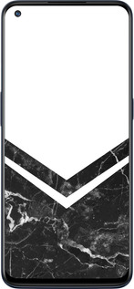 Силиконовый чехол Мраморный шеврон для OnePlus Nord N10 5G - 5570u-3655 изображение 
