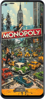 Силиконовый чехол Городской драйв Monopoly для OnePlus Nord N10 5G - 6088u-3655 изображение 