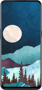 Силиконовый чехол Горная идиллия ночной пейзаж для OnePlus Nord N10 5G - 6488u-3655 изображение 