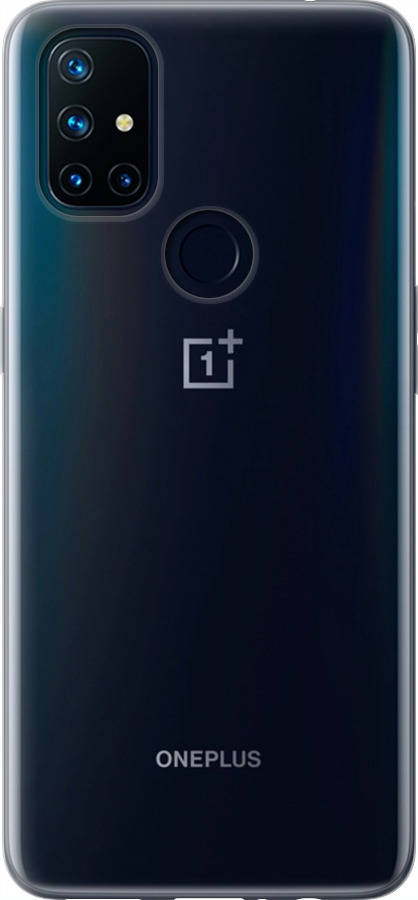 Силиконовый чехол Прозрачный для OnePlus Nord N10 5G - 5636u-3655 изображение 