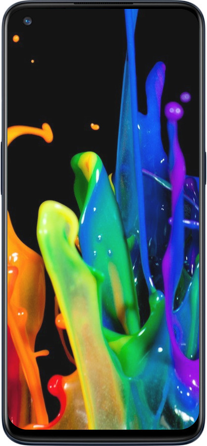 Силиконовый чехол брызги краски для OnePlus Nord N10 5G - 3957u-3655 изображение 