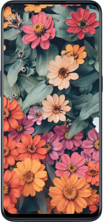 Силиконовый чехол Beauty flowers для OnePlus Nord N10 5G - 4050u-3655 изображение 