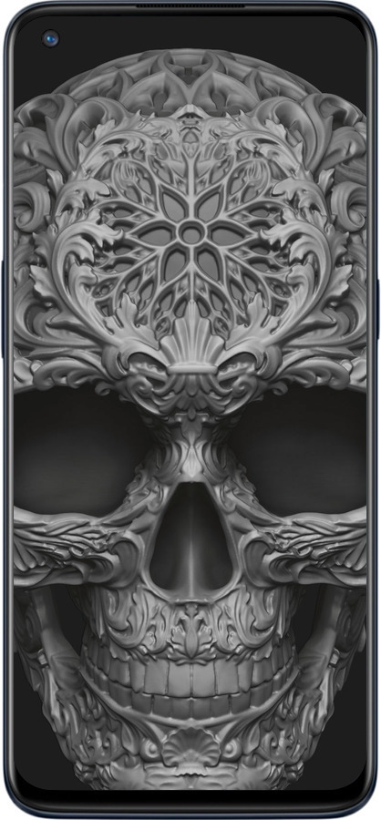 Силиконовый чехол skull-ornament для OnePlus Nord N10 5G - 4101u-3655 изображение 
